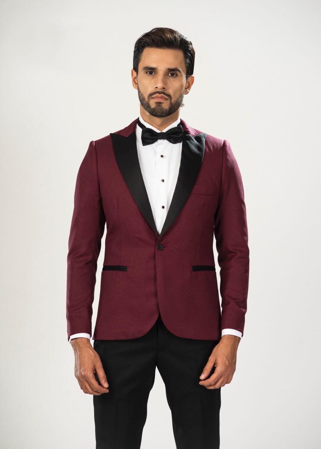 Maroon Tuxedo